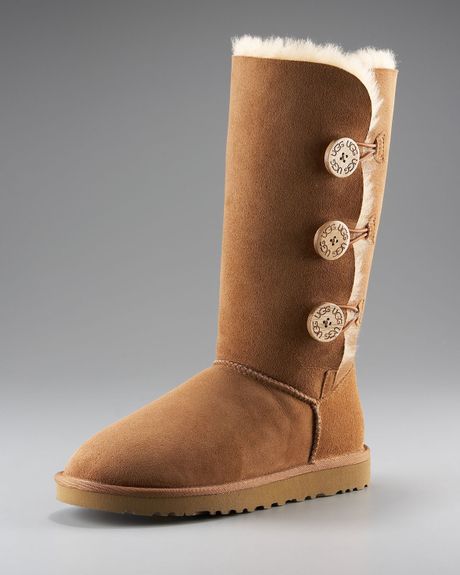 Ugg Bailey Button Tall Boot Chestnut in Brown (CHESTNUT) | Lyst