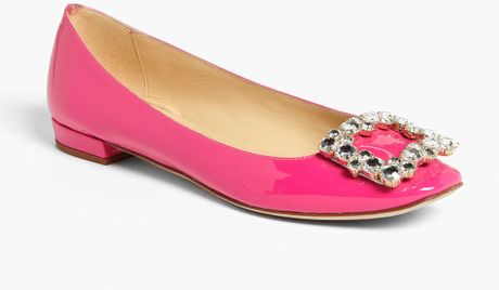 Kate Spade Norella Flat in Pink (lipstick pink patent) | Lyst