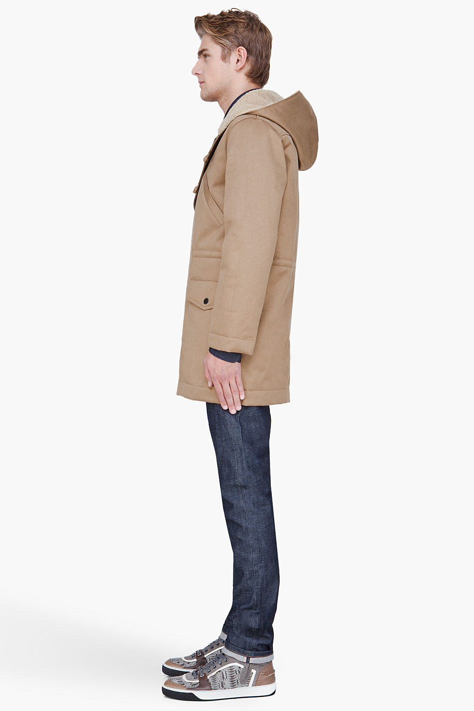 tan parka
