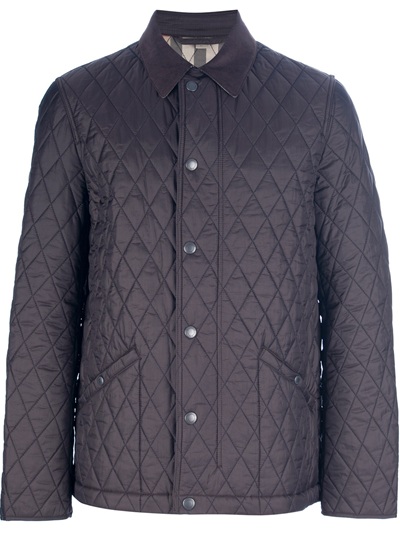 Burberry Brit Quilted Jacket in Brown for Men | Lyst