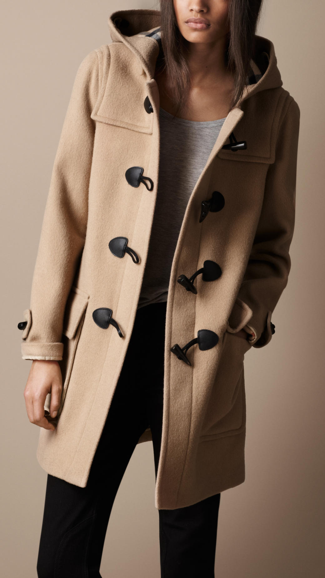 burberry coat wool