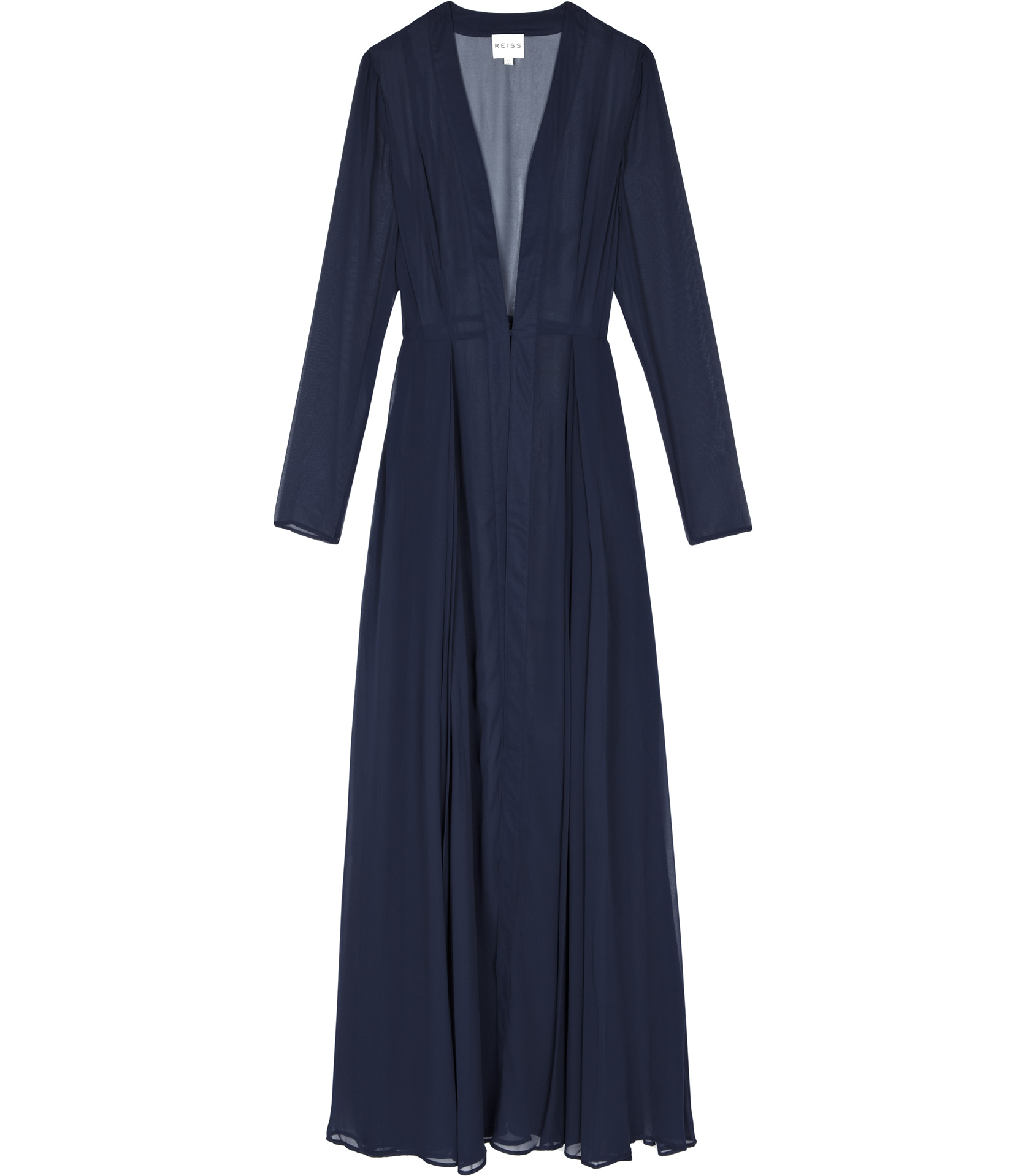 Reiss Sheer Maxi Cover Up in Blue (navy) | Lyst