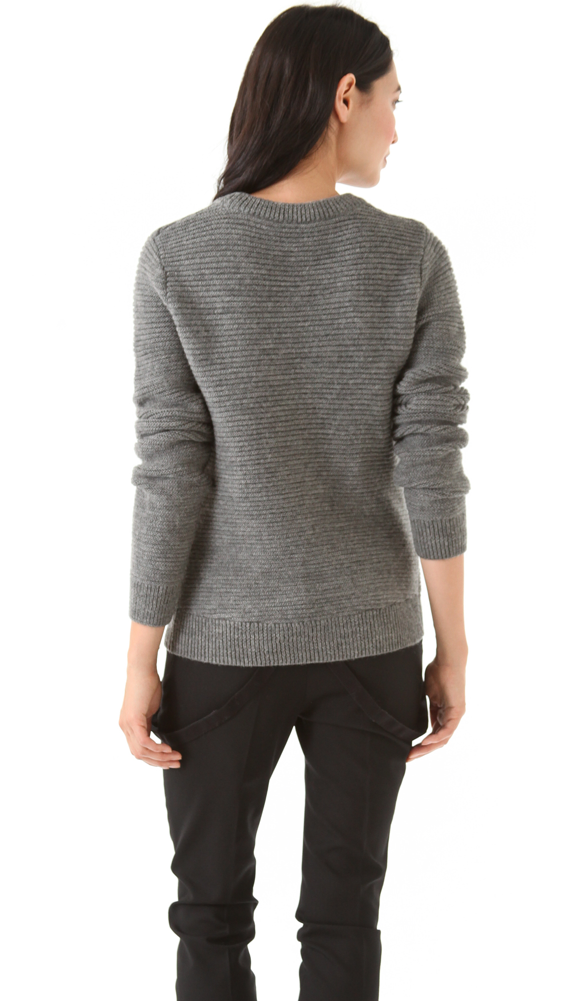 Lyst - A.L.C. Van Sweater in Gray
