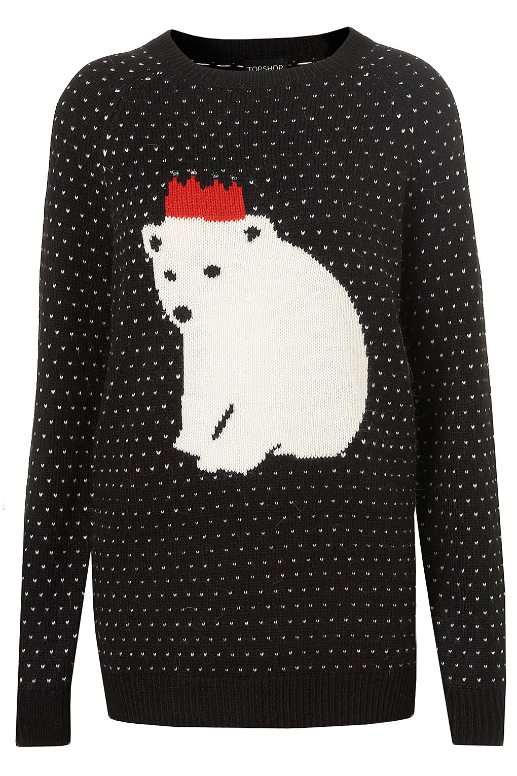 polar bear jumper knitting pattern