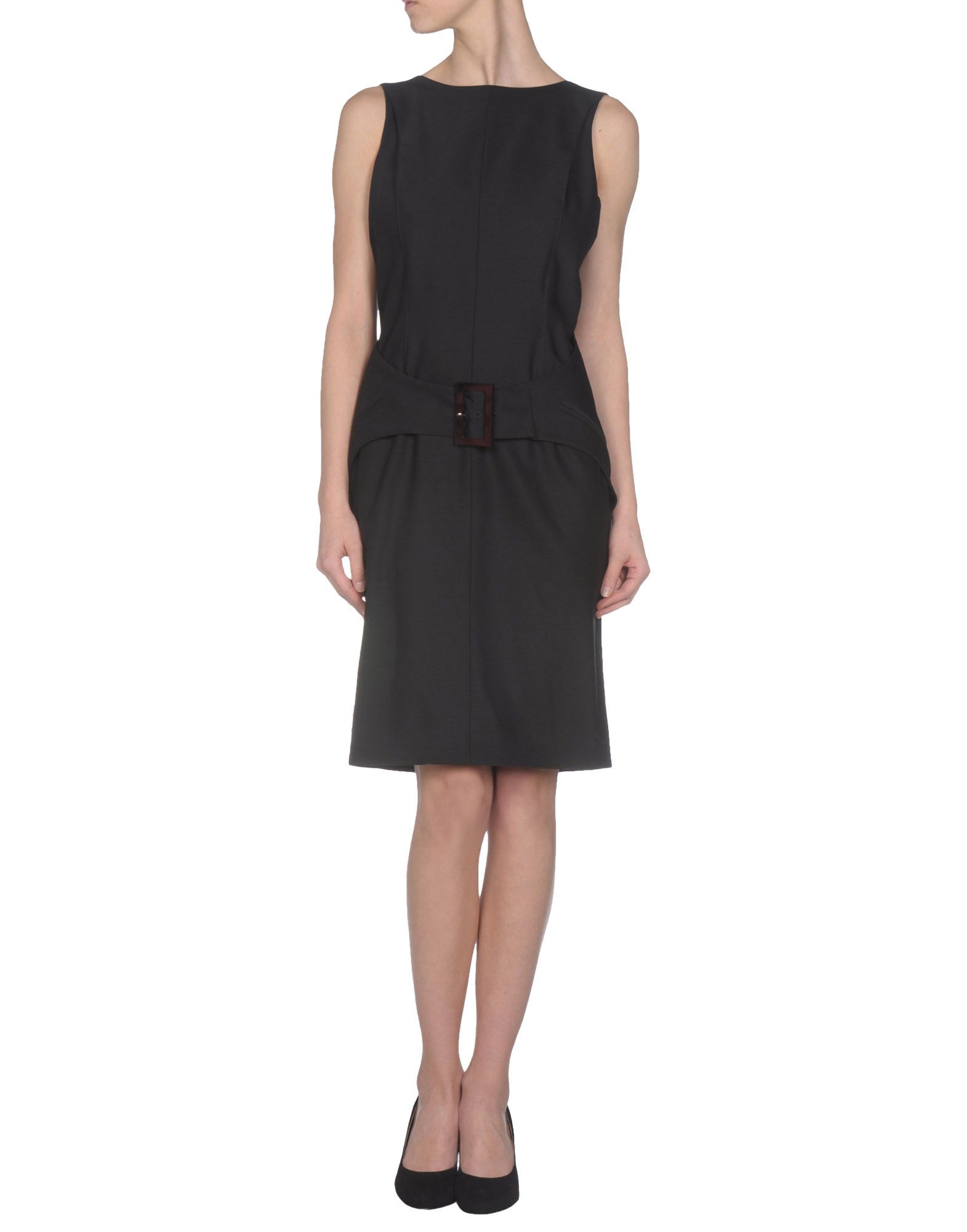 Karl Lagerfeld Short Dress in Black | Lyst