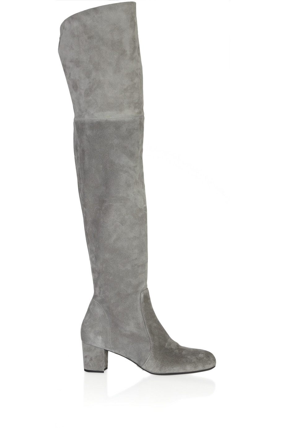 Lyst - Michael kors Suede Over-the-knee Boots in Gray