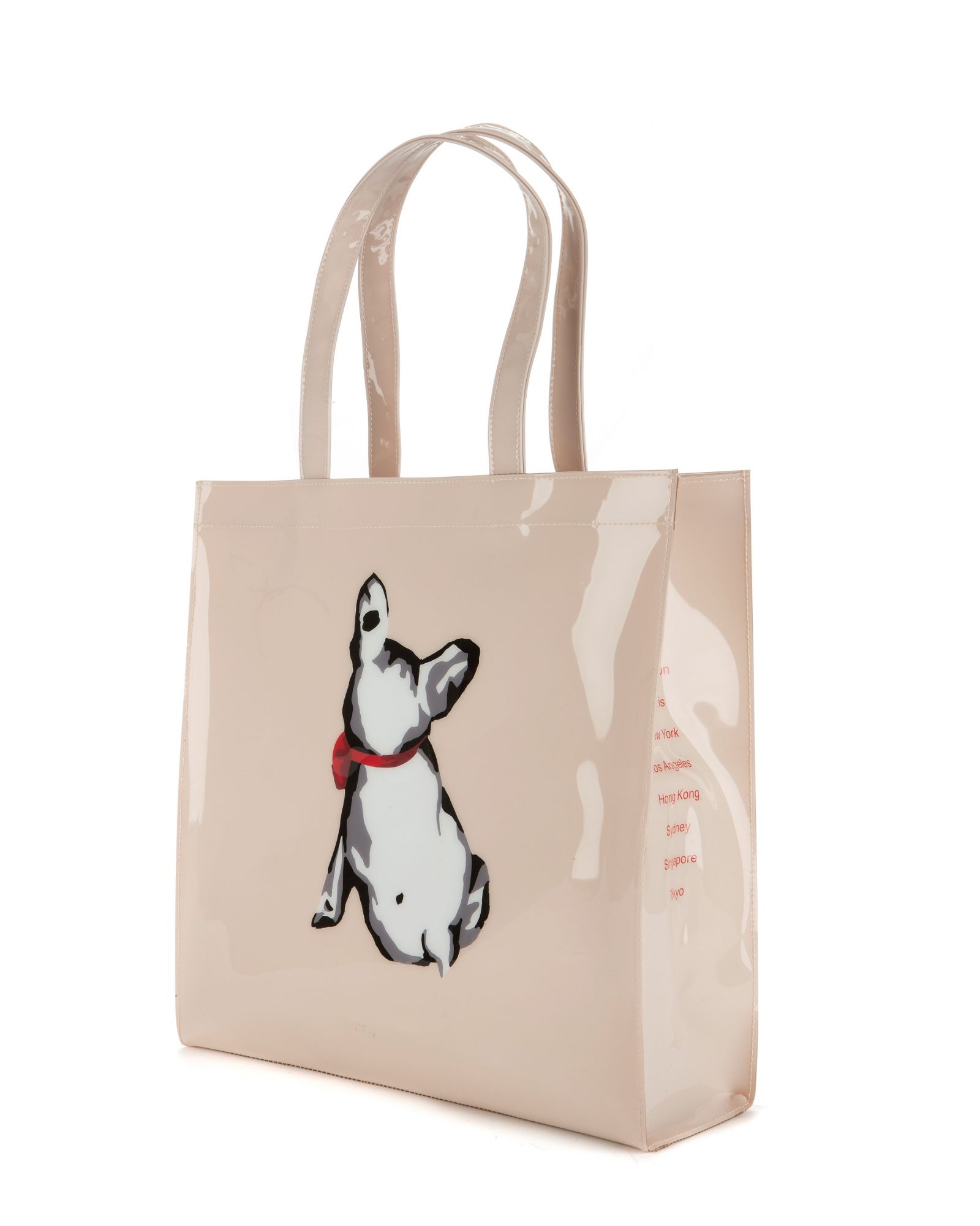 Ted baker Cottcon French Bulldog Ikon Bag in Natural | Lyst