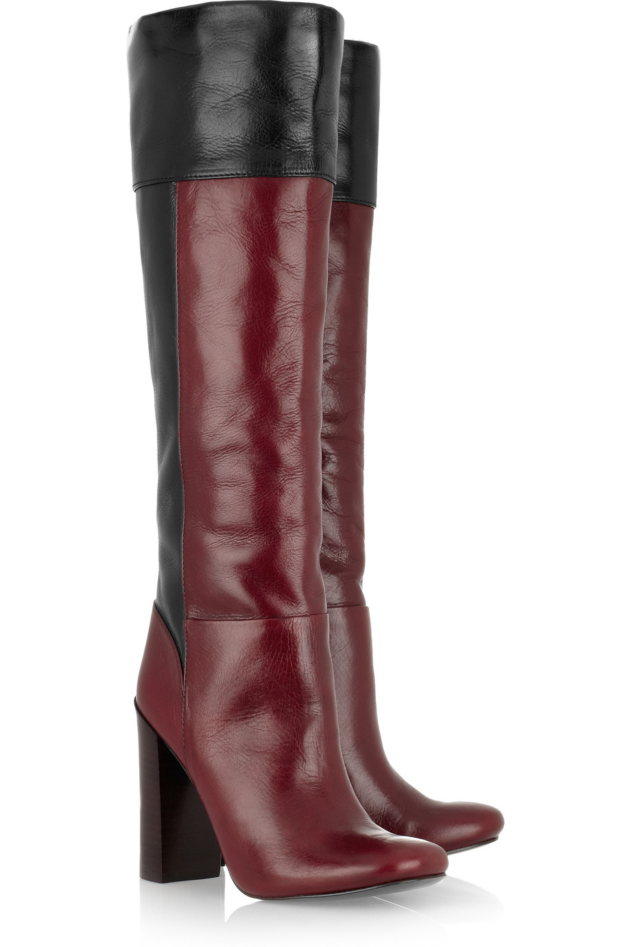 tory burch block heel boots