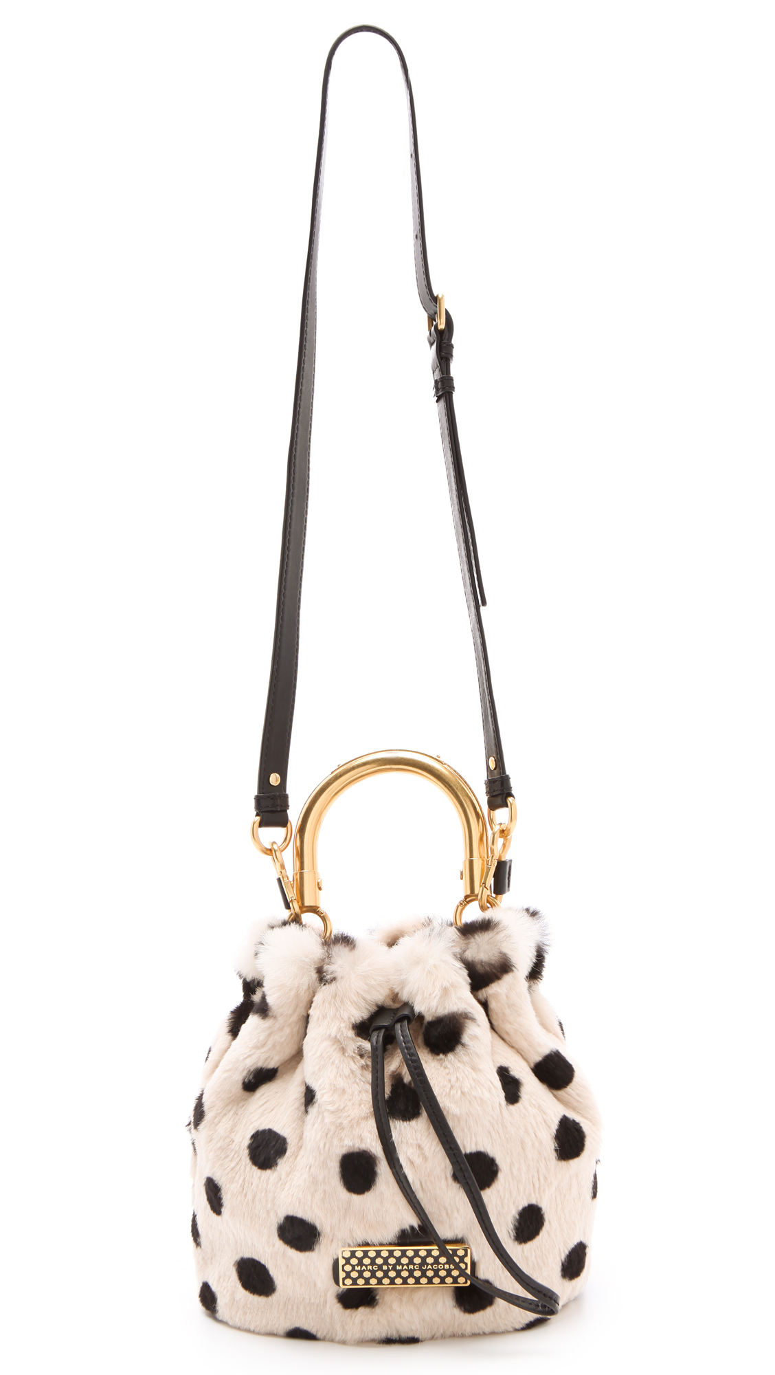 Lyst Marc by marc jacobs Too Hot To Handle Fur Little Drawstring Bag
