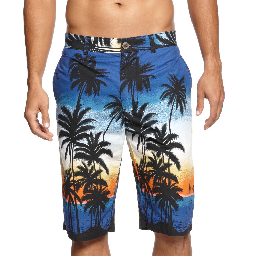 American Rag Palm Tree Shorts in Blue for Men | Lyst