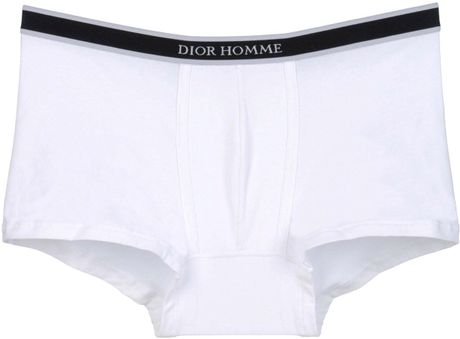 Dior Homme Boxer in White for Men (noir) | Lyst