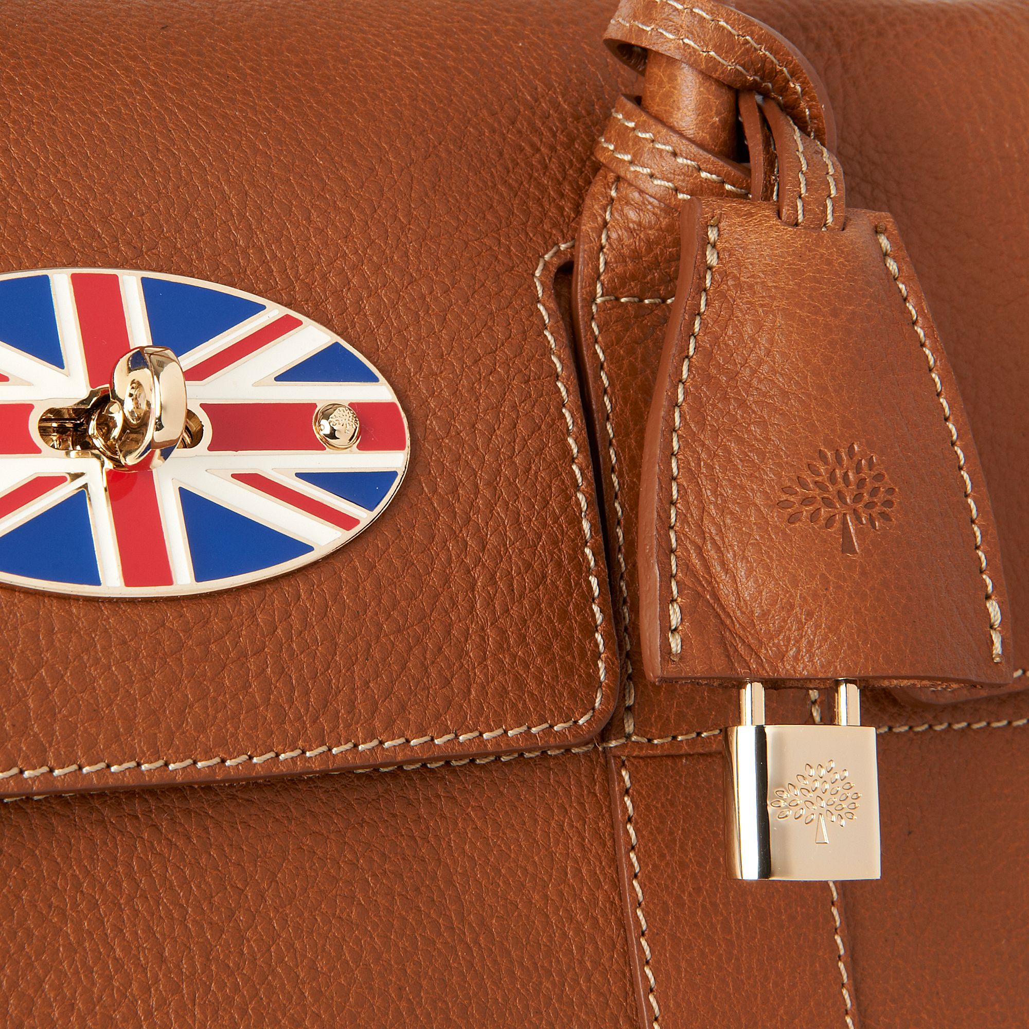 Lyst - Mulberry Bayswater Union Jack Handbag in Brown