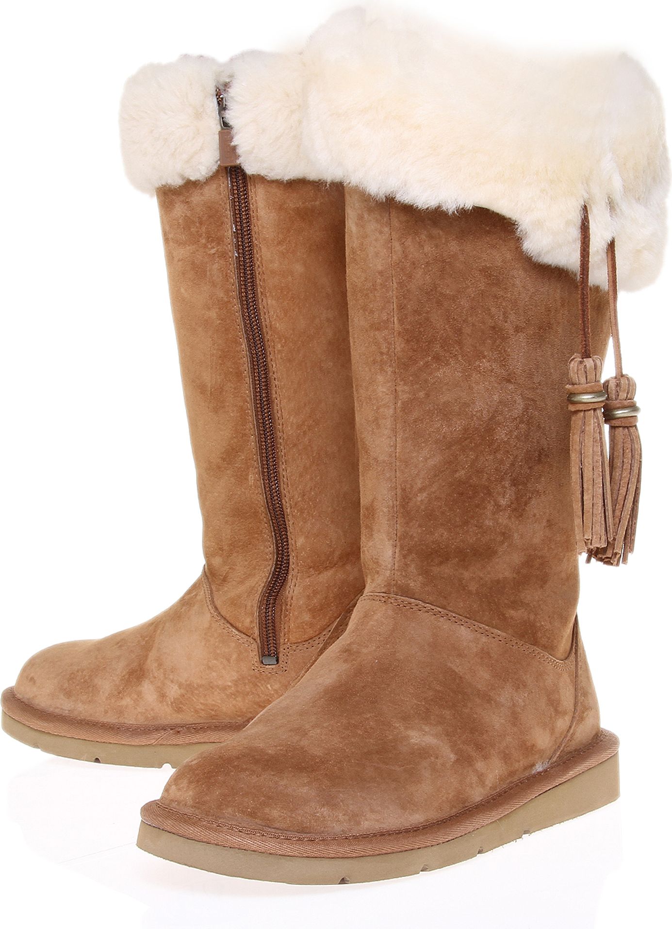 Lyst - Ugg Plumdale Sheepskin Boots in Brown