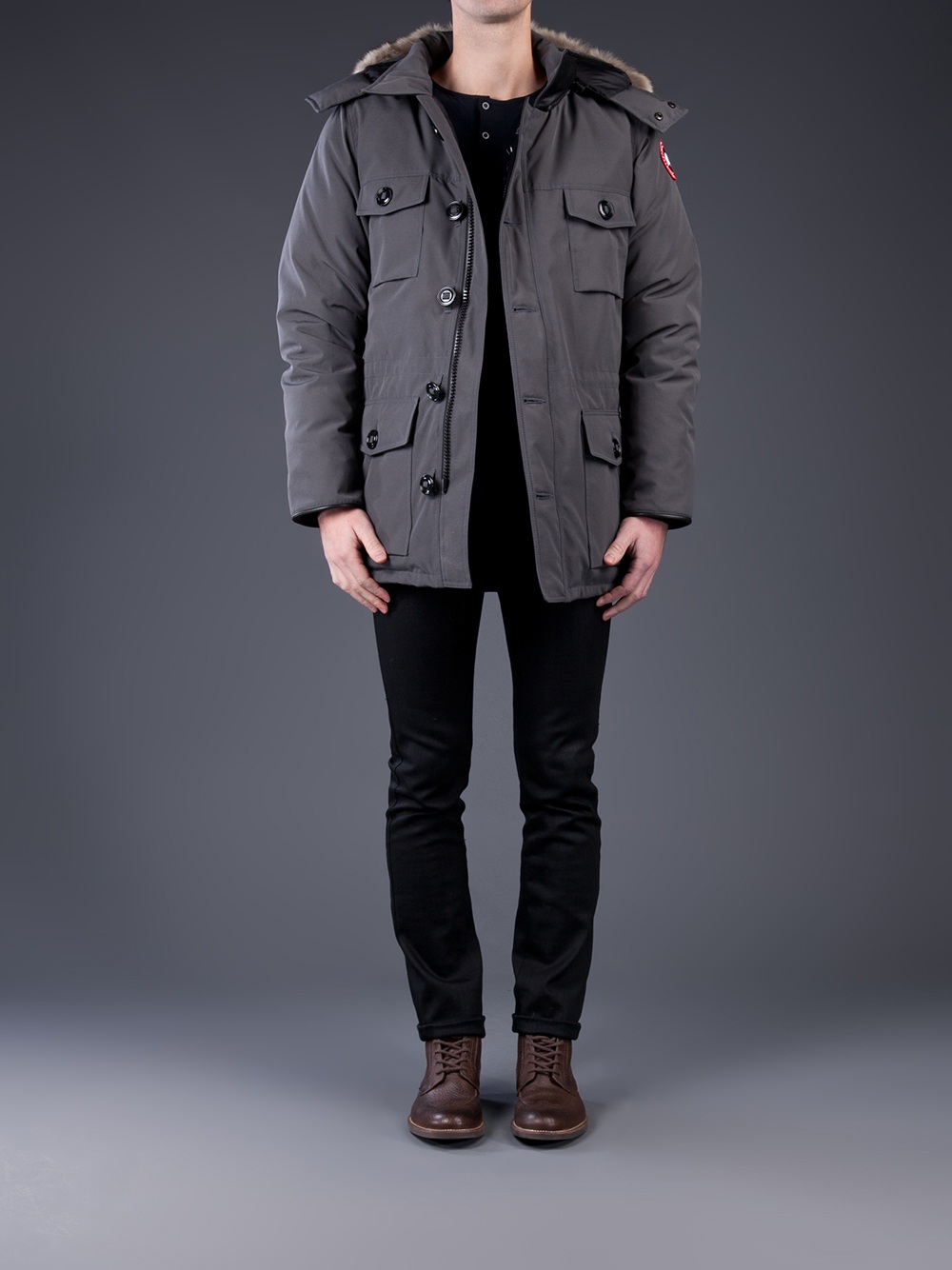 Canada goose Banff Parka in Gray for Men (graphite) | Lyst