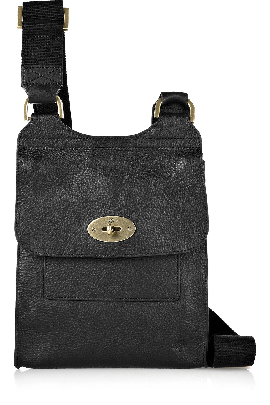 Lyst - Mulberry Antony Leather Crossbody Bag in Black