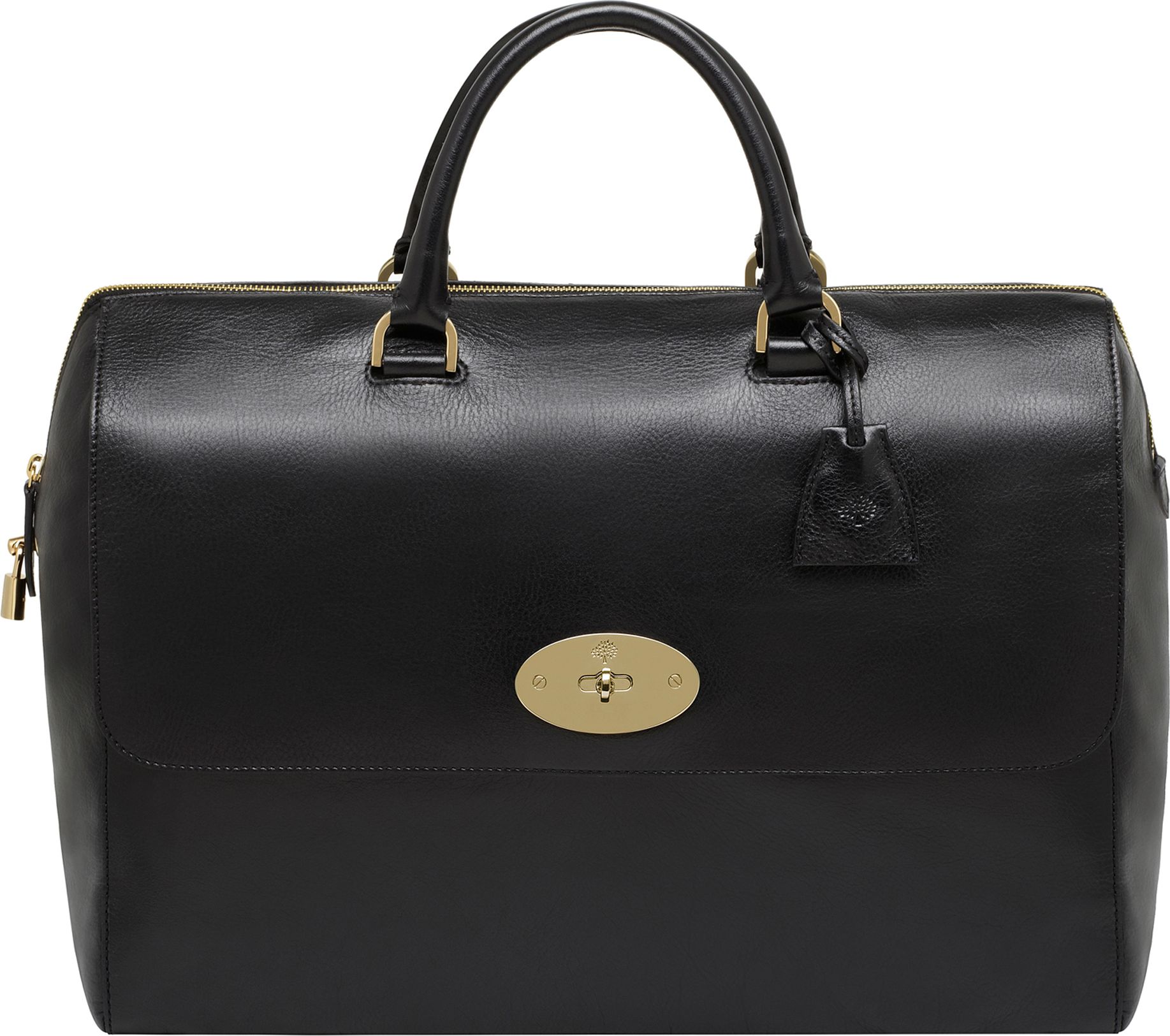 Mulberry Del Rey Oversized Spongy Leather Bag in Black | Lyst