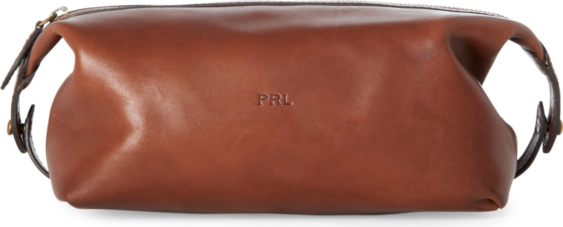 polo ralph lauren leather wash bag