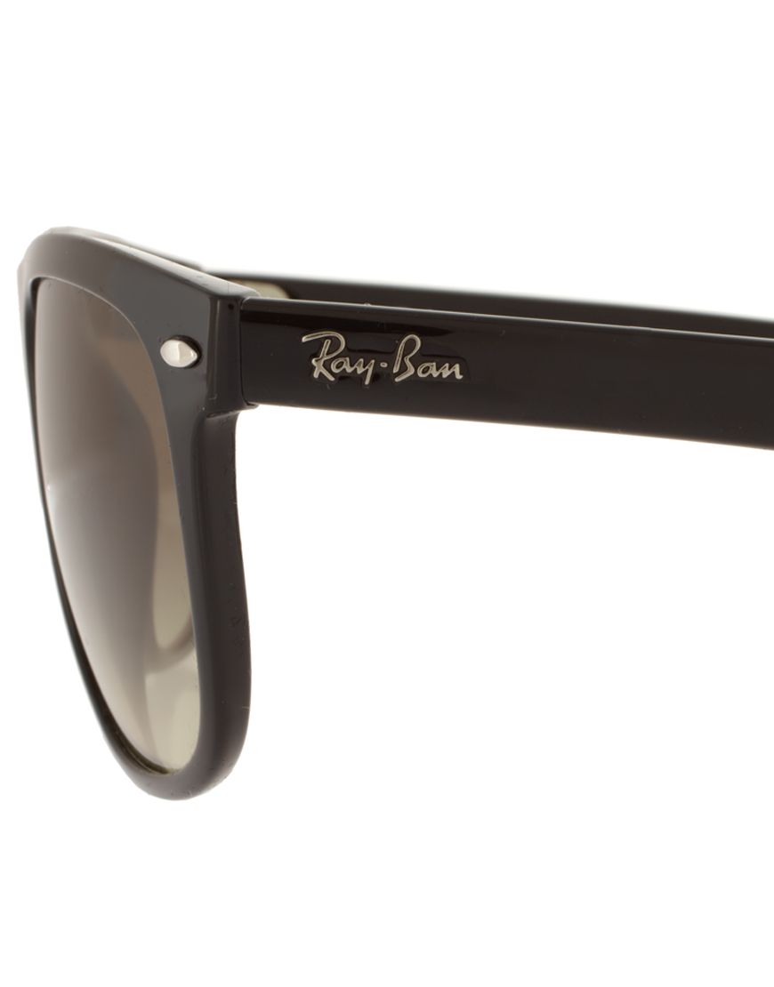 Lyst RayBan Rayban Flat Brow Wayfarer Sunglasses in Black for Men