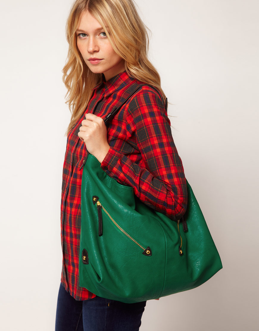 army green hobo bag