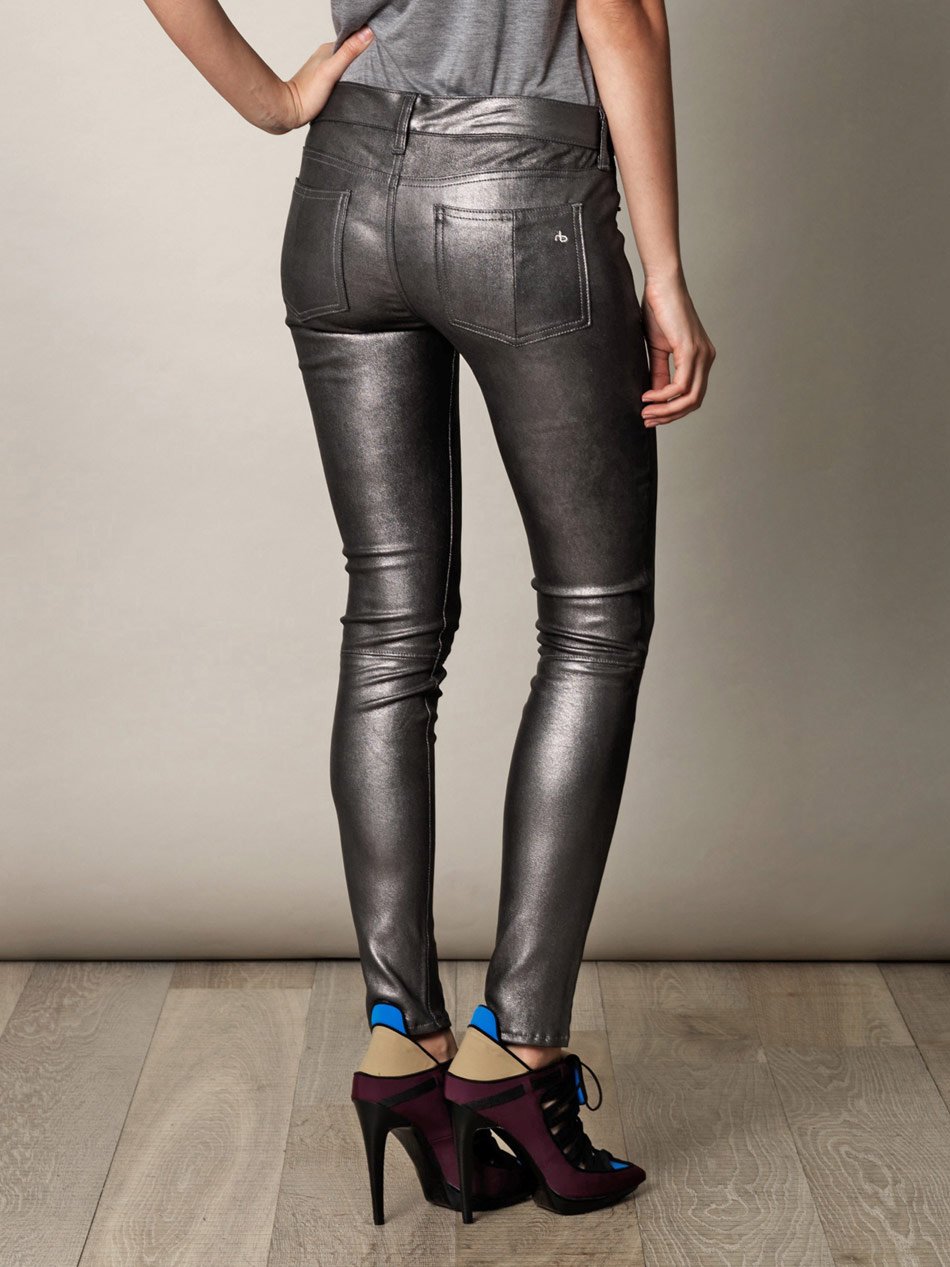 petite leather skinny jeans