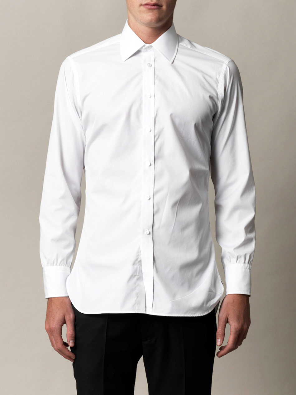 Lyst - Turnbull & asser Classic Egyptian Cotton Shirt in White for Men