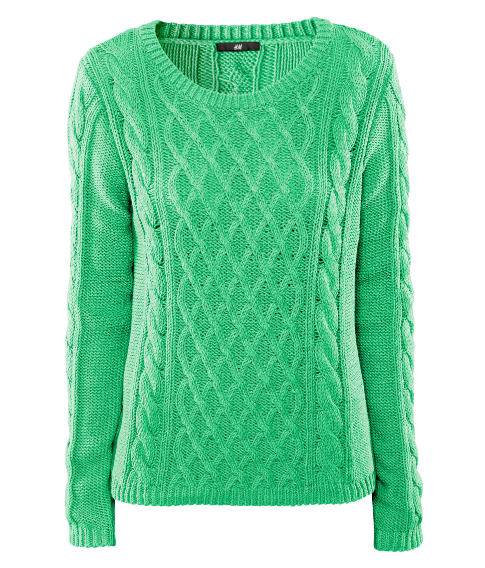 H&m Jumper in Green | Lyst