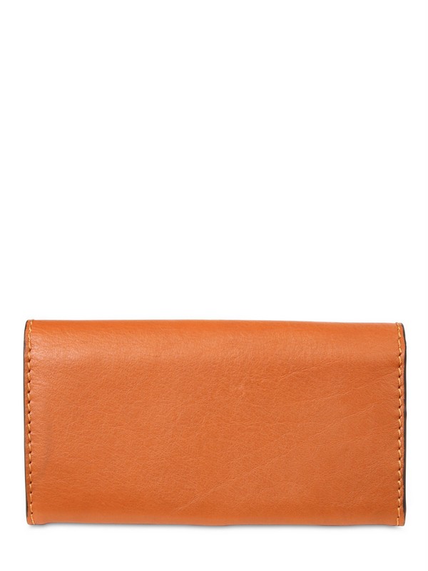 chloe fake handbags - Chlo Marcie Textured Leather Long Wallet in Beige (tan) | Lyst