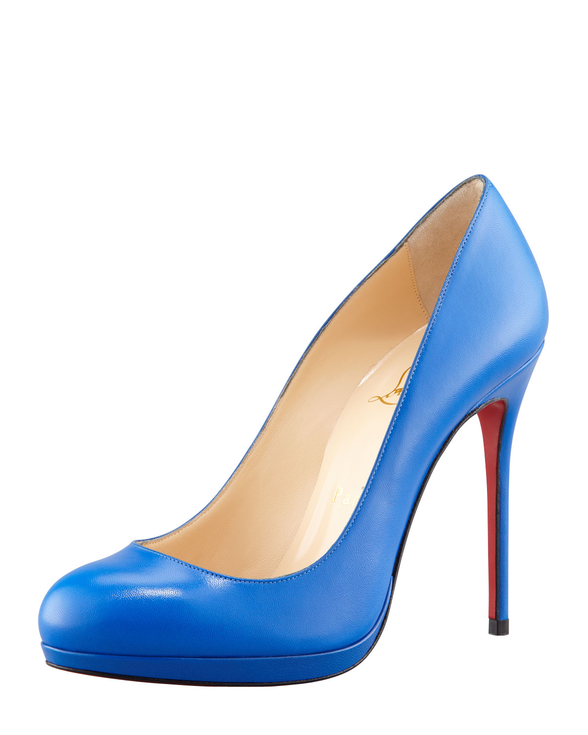 blue soled wedding shoes