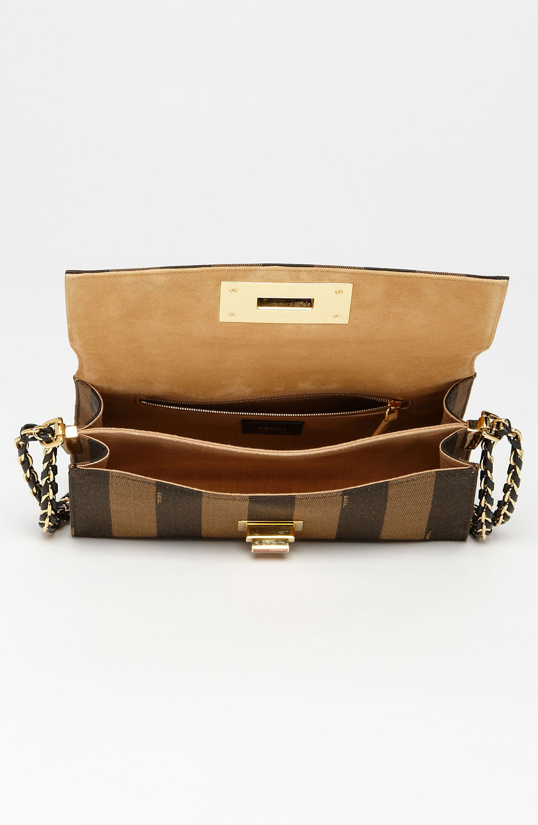 fendi pequin shoulder bag