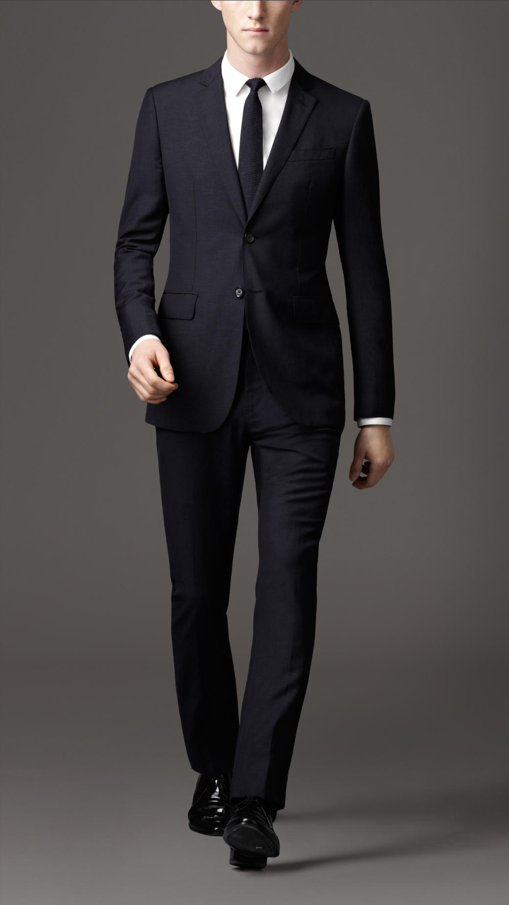 Lyst - Burberry Modern Fit Wool Linen Suit in Blue for Men