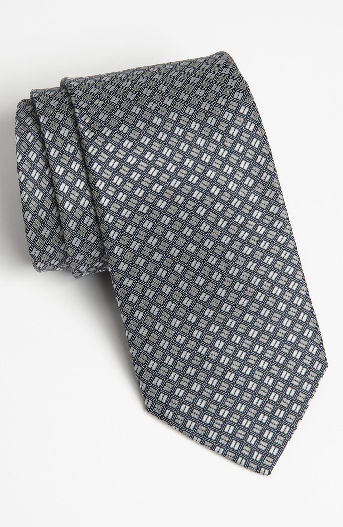 Michael Kors Woven Silk Tie in Gray for Men (grey) | Lyst
