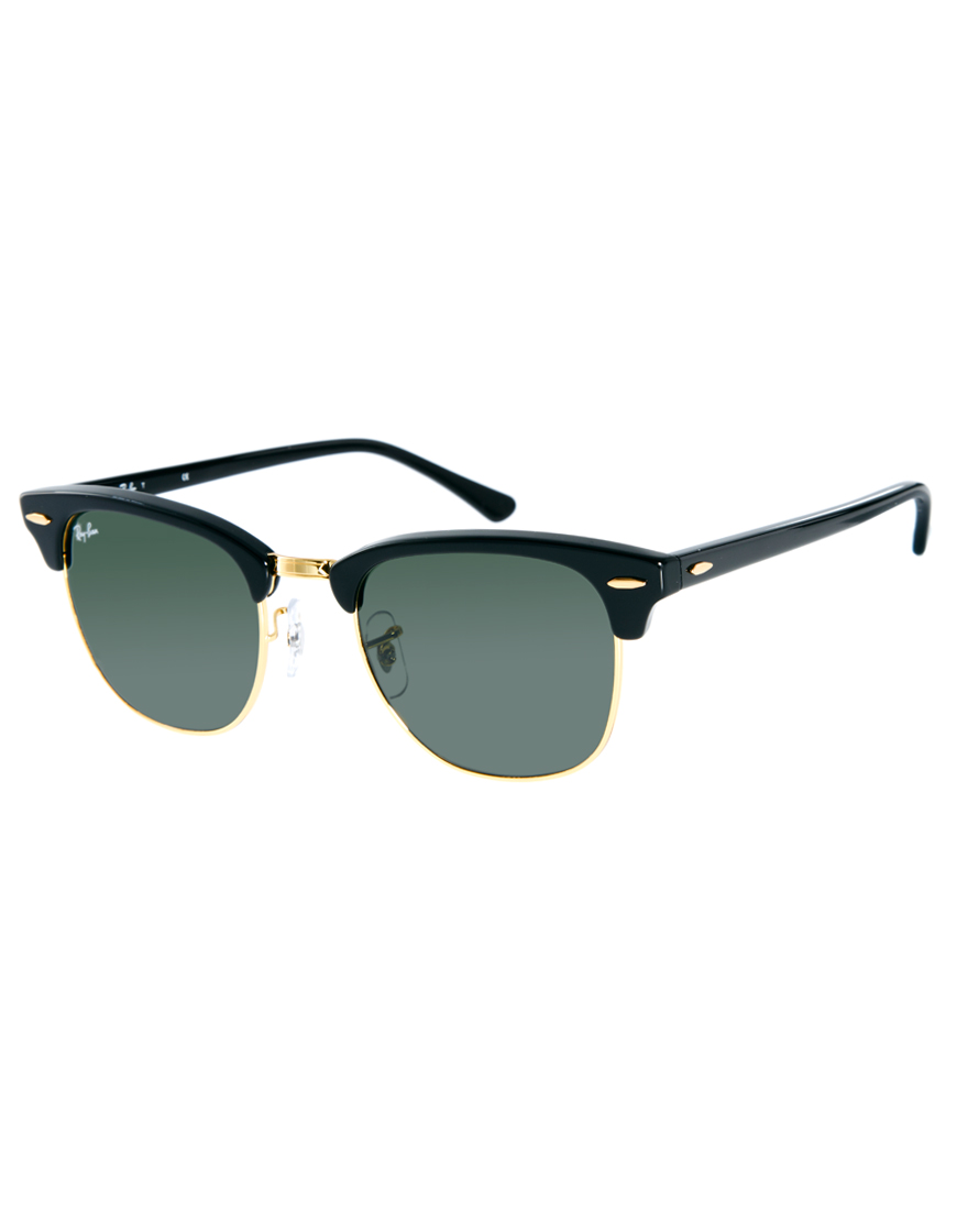 Lyst - Ray-Ban Clubmaster Sunglasses in Black for Men