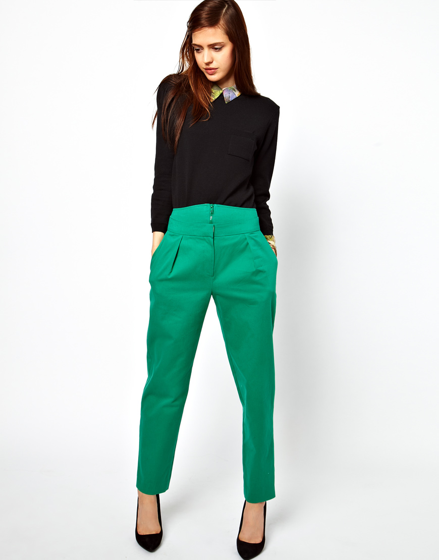 asos striped trousers