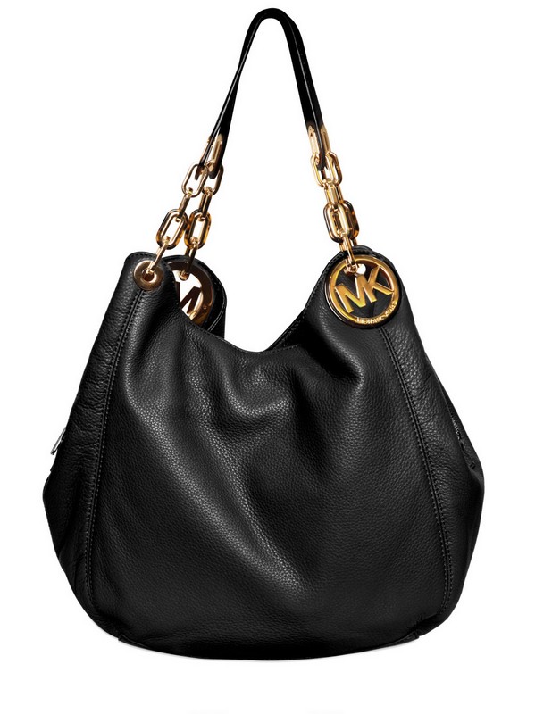 Michael Kors Fulton With Logo Soft Leather Bag In Black Lyst Gallery