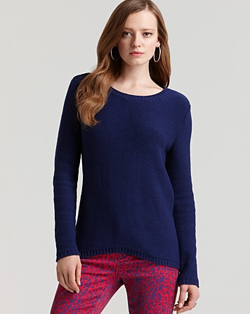 Isaac mizrahi new york Felicity Sweater in Blue | Lyst