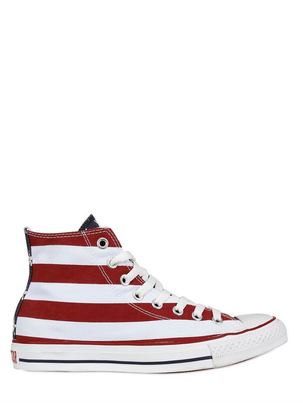 Converse Usa Flag Canvas Core High Sneakers in Multicolor | Lyst