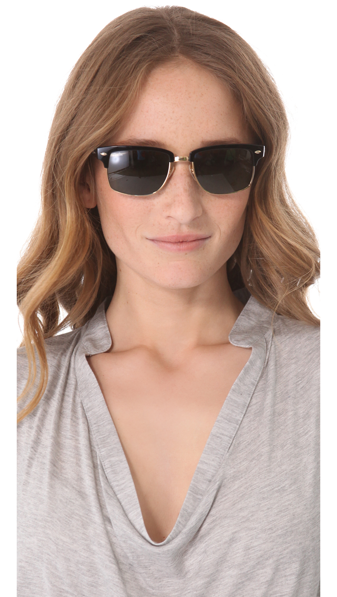 Lyst Ray Ban Clubmaster Sunglasses 0rb3016 In Black 