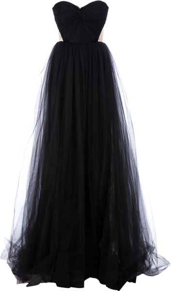 Maria Lucia Hohan Sweetheart Neckline Dress in Black | Lyst