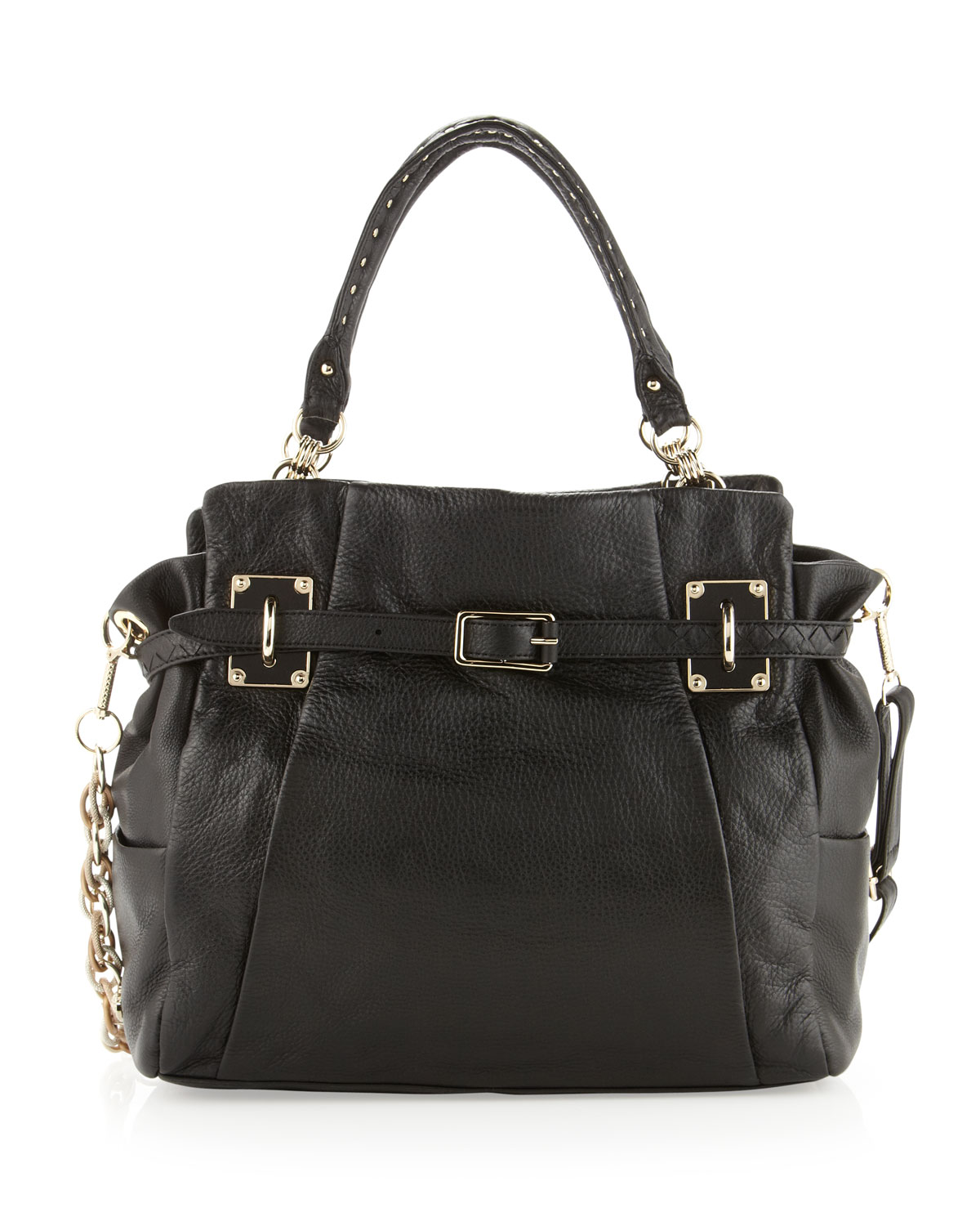 Lyst - Elliott Lucca Cordoba Leather Box Tote Bag in Black