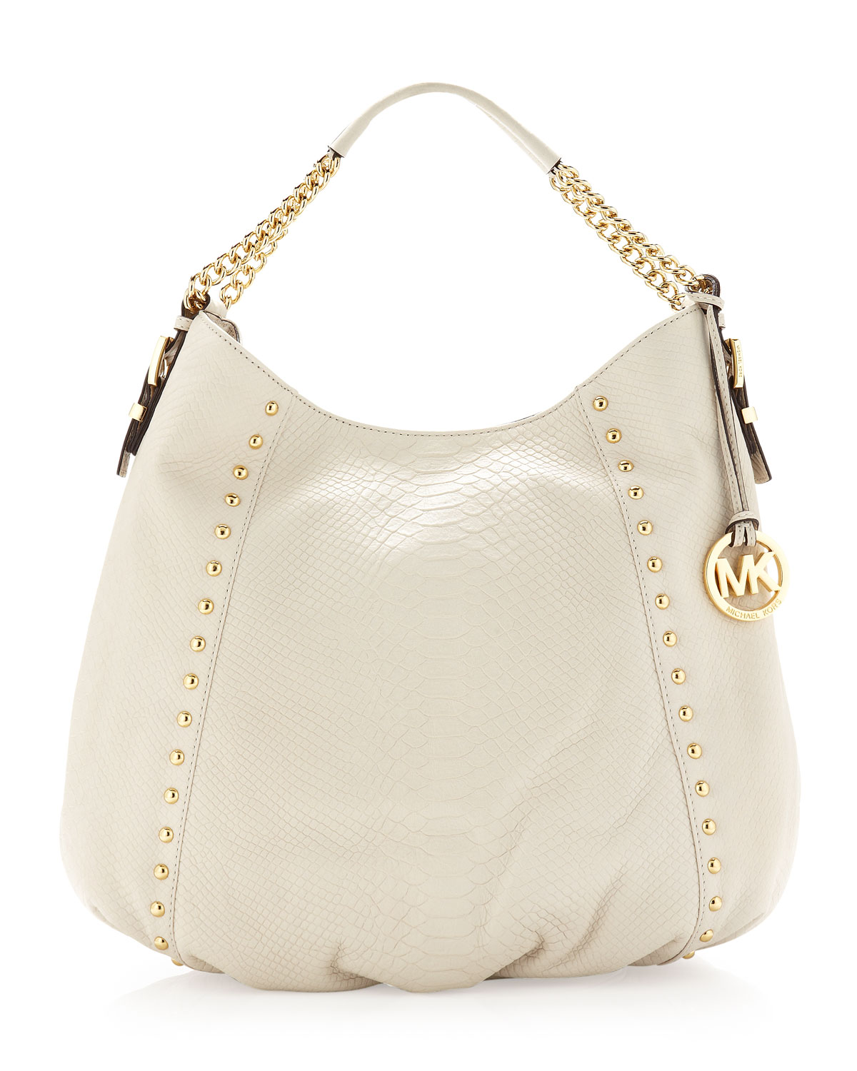 Lyst - MICHAEL Michael Kors Large Shoulder Bag in White