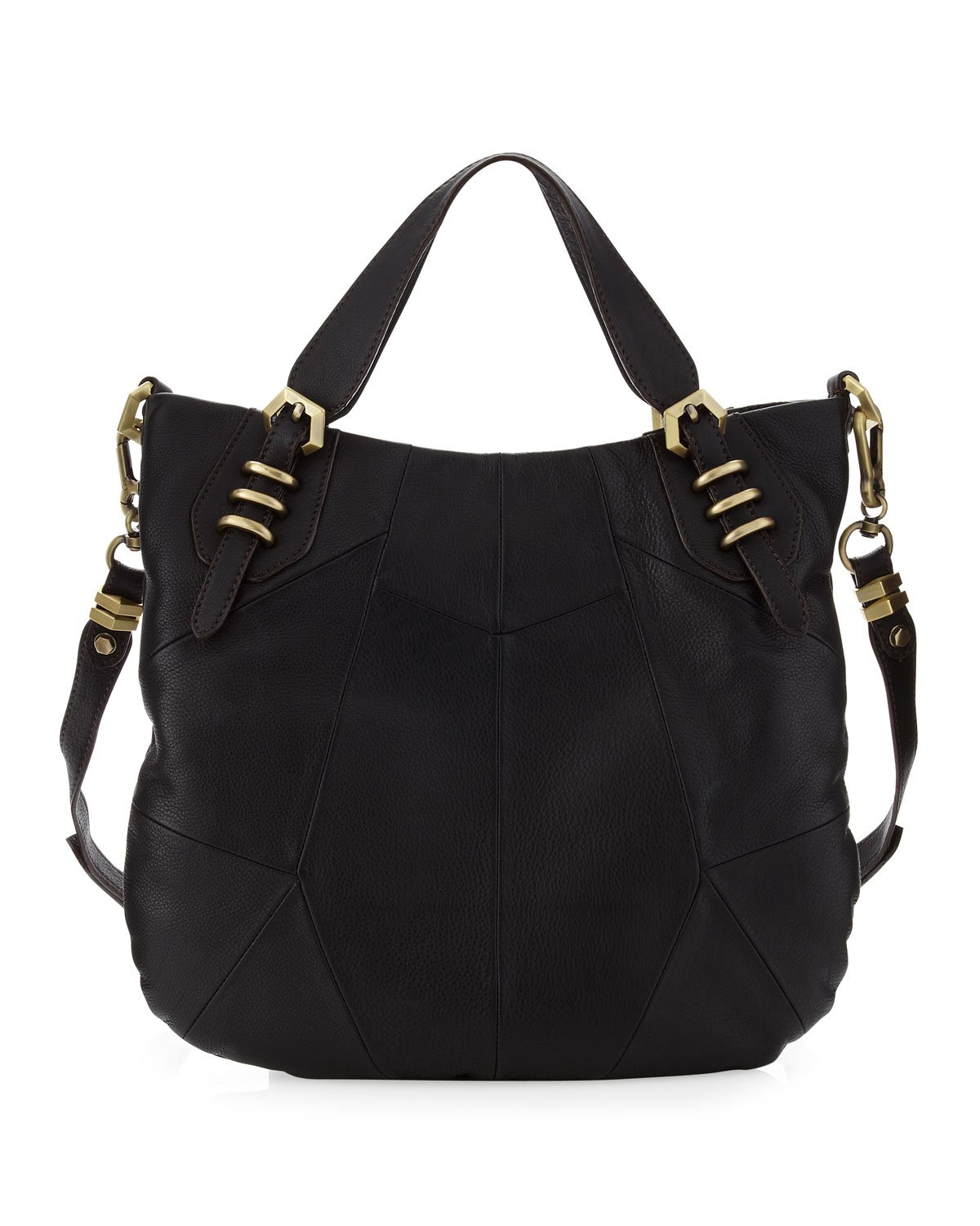 Oryany Paneled Satchel Bag in Black | Lyst