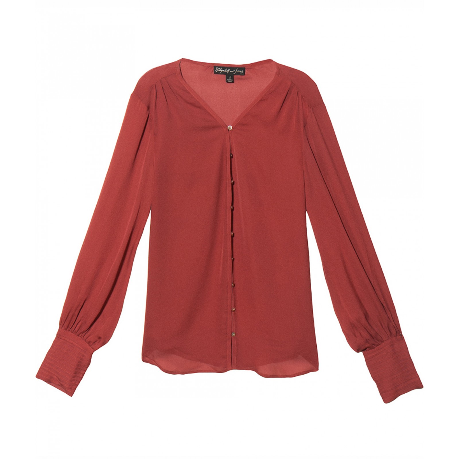 Elizabeth and james Chantal Blouse in Brown | Lyst