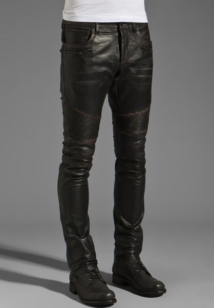 Rogue Leather Pants in Black for Men | Lyst