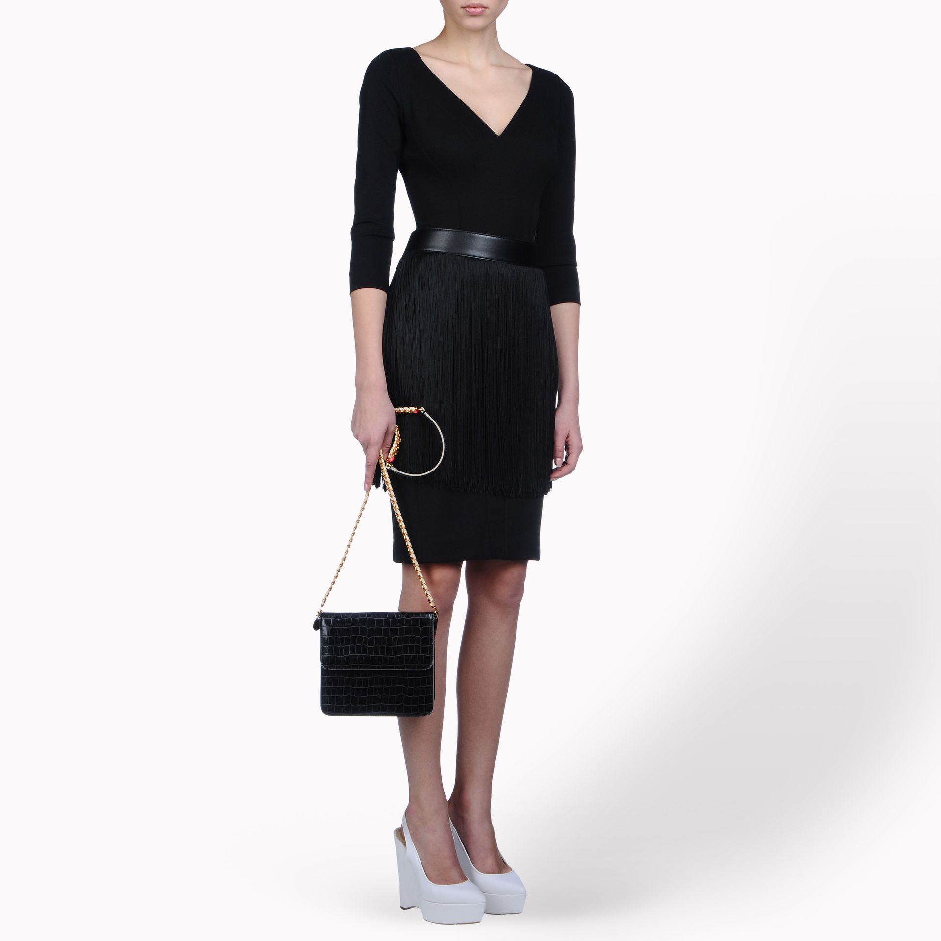 stella mccartney black cross body bag