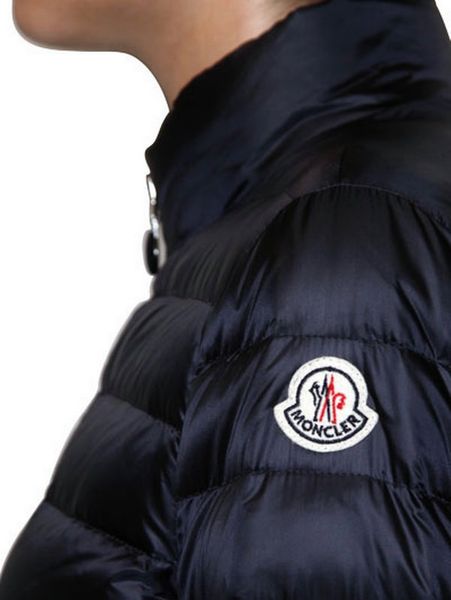 Moncler Sport Haru Quilted Nylon Coated with Ruffles in Blue (navy) | Lyst