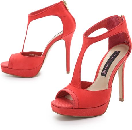 Steven By Steve Madden Kaciee Pumps in Red (coral) | Lyst