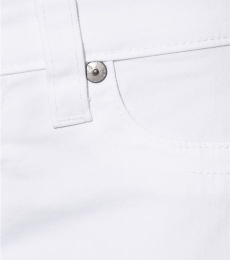 True Religion Lizzy Rolled Cuff Capri Jeans in White (optic rinse) | Lyst