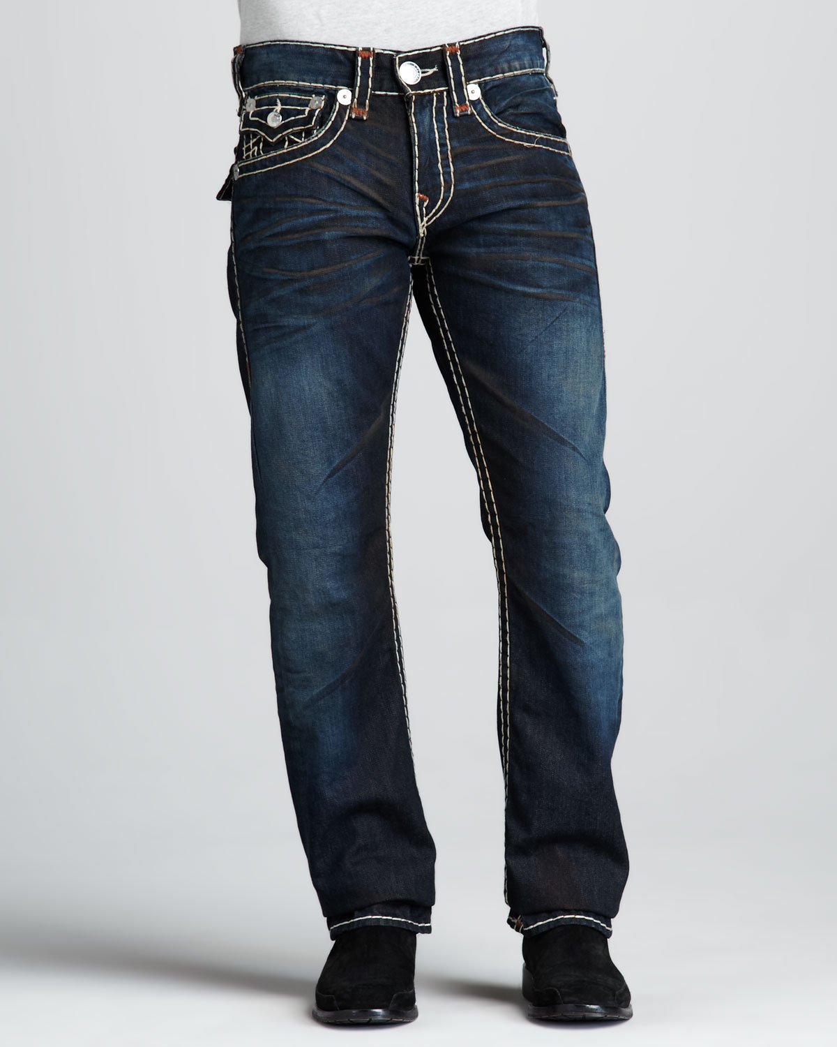 Lyst - True Religion Ricky Super T Collateral Jeans in Blue for Men