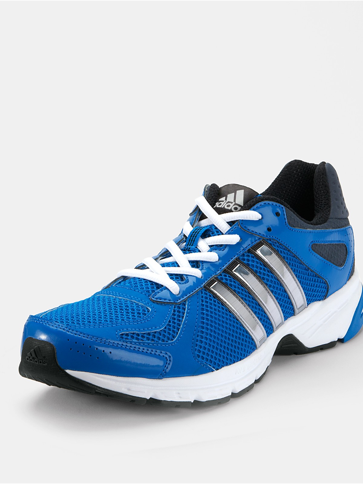 Adidas Duramo 5 Mesh Trainers in White for Men (blue/white) | Lyst