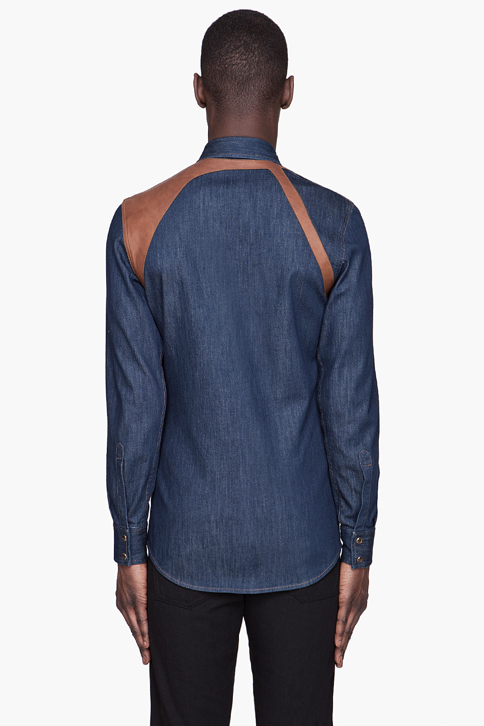 alexander mcqueen harness shirt